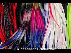 Perikanan air asin Game besar Trolling Umpan UV Ditingkatkan Octopus Rok Umpan